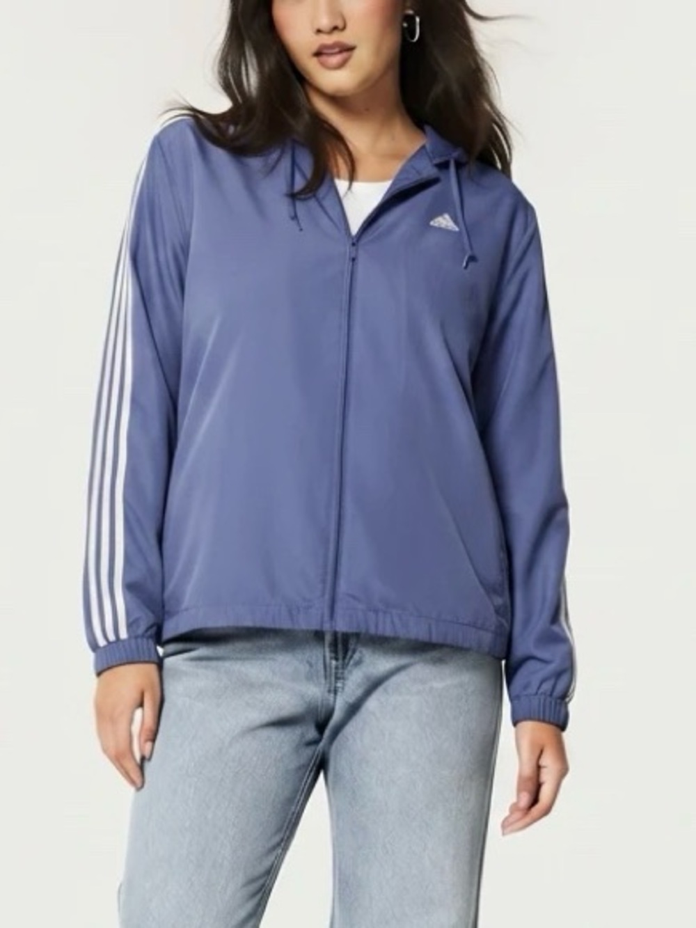 Adidas Purple Windbreaker Jacket